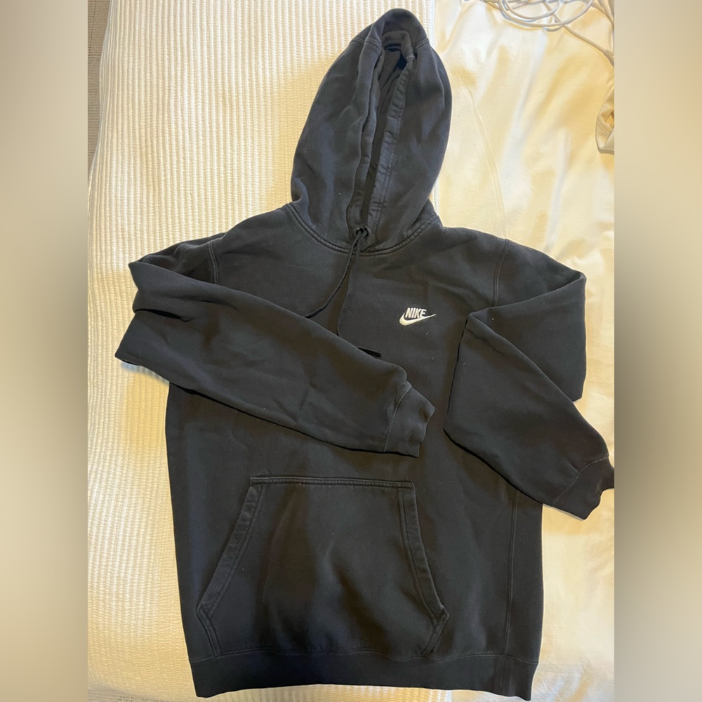 Nike small swoosh hoodie hooded sweatshirt men's medium